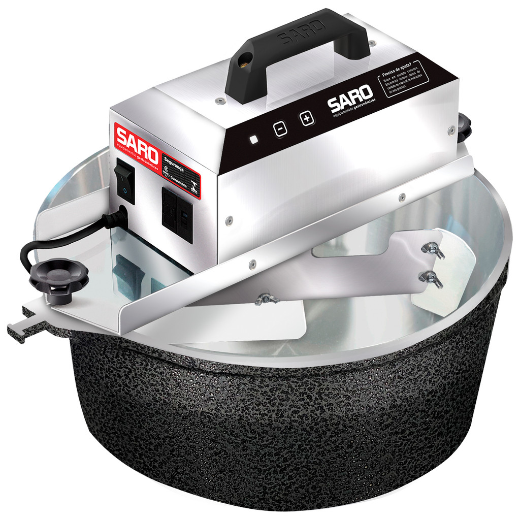 PA10RPC Misturador eletrico 10 litros Bivolt (panela automatica) 50/60 HZ Preto Craqueado