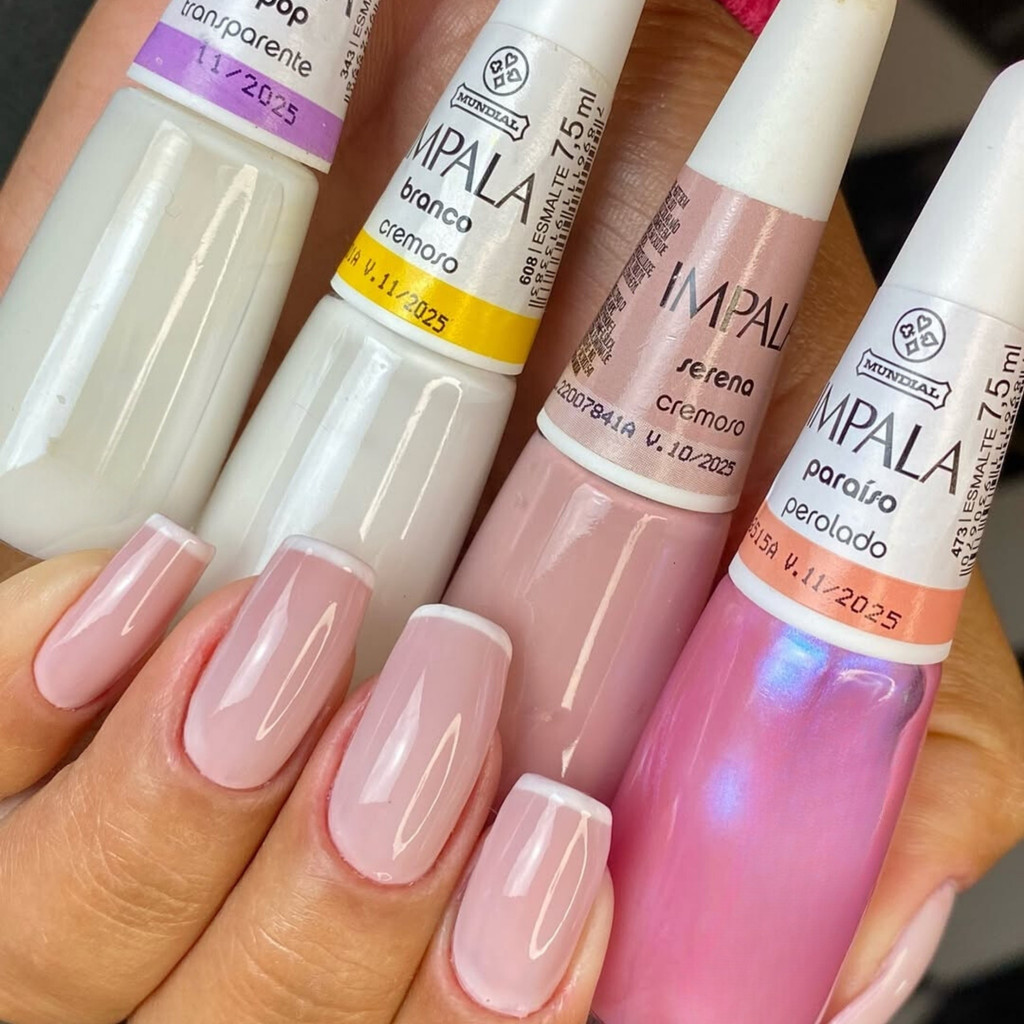 Kit 4 Esmalte Impala Francesinha Cremoso Esmalte Atacado Promoção em Oferta na Shopee