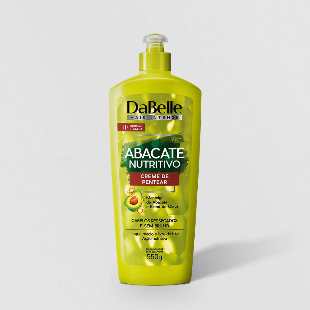 DaBelle Hair Intense Abacate Nutritivo - Creme de Pentear 550g - Beauty