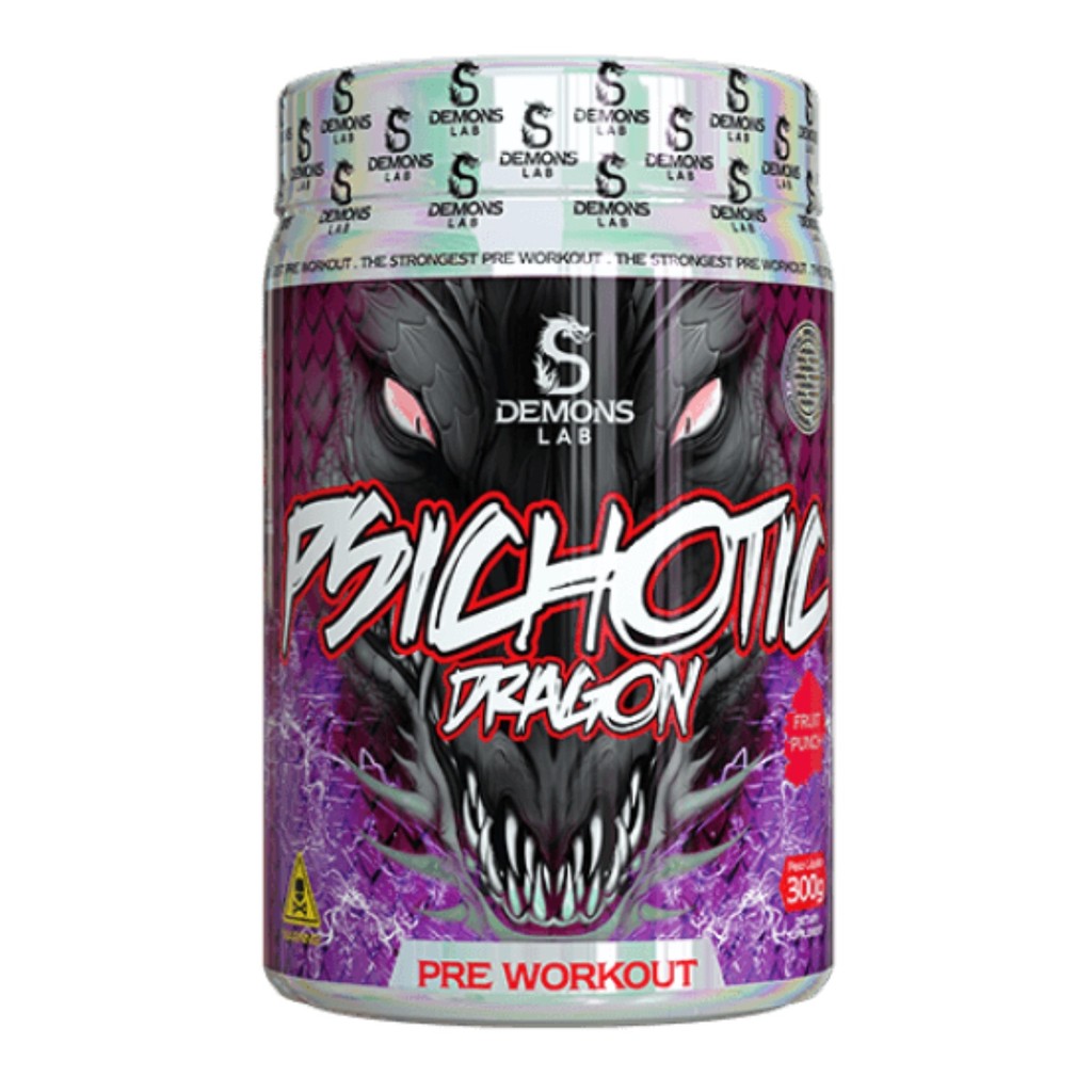 Demons Lab - Psichotic Dragon Pote 300g Sabor Fruit Punch em Oferta na Shopee