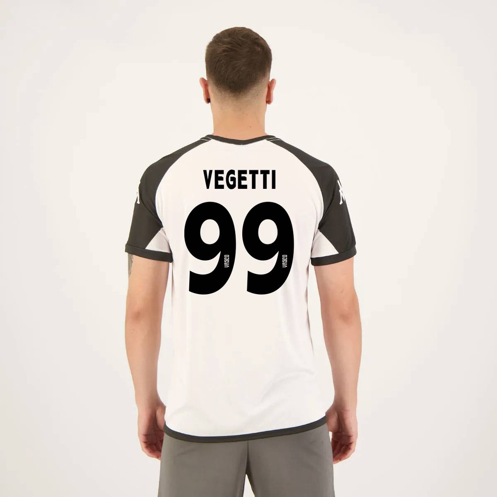 Camisa Kappa Vasco Supporter Basic Branca 99 Vegetti - Sports & Outdoors