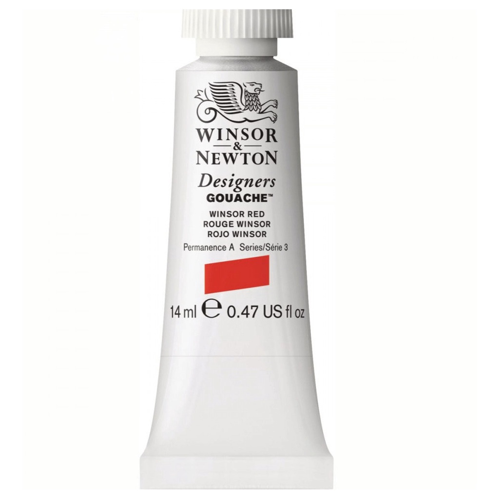 Tinta Guache Winsor Newton 14ml S3 726 Winsor Red