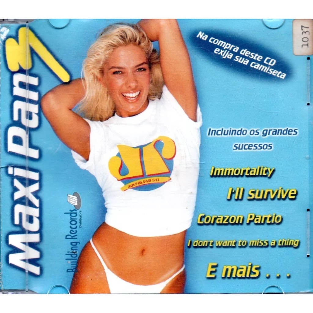 Cd Maxi Pan Vol 3 - Tatianaa - Hermes House Band - Alex