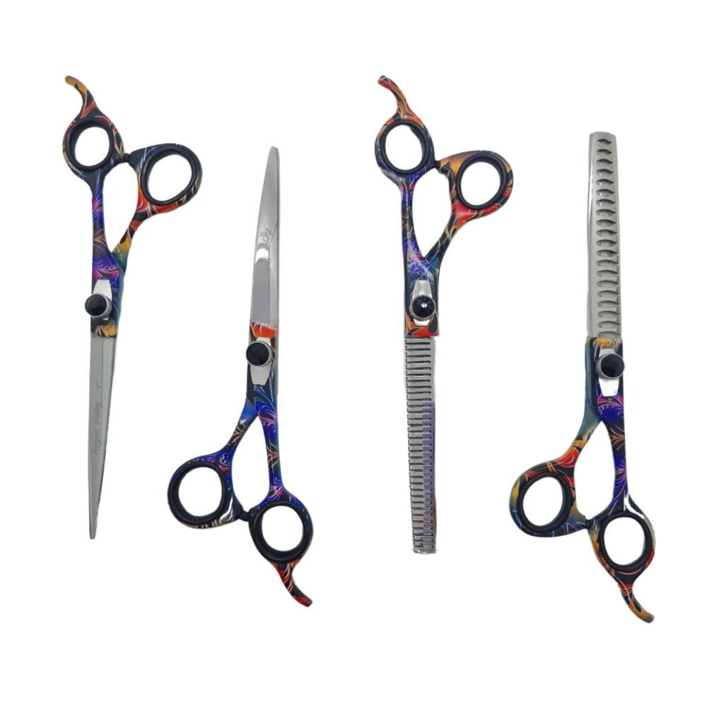 KIT Profissional com 4 Tesouras MOSAICO Maryam
