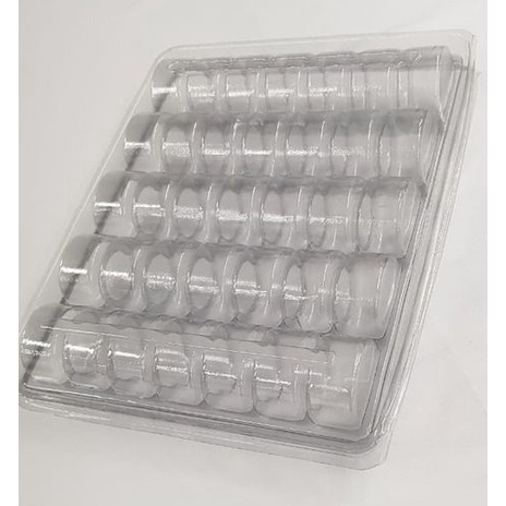 Blister para 35 Macarons Ref. BM35C - 27,5x22x5cm - 20 Unidades - San Felipo Rizzo Confeitaria​ - Home & Living