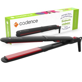 Prancha Chapinha Alisadora de Cabelo Cadence Rouge Style Bivolt Preto/Vermelho 42W PAC280