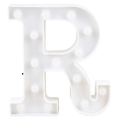 Letra LED Decoração Festa - R - 01 unidade - Home & Living
