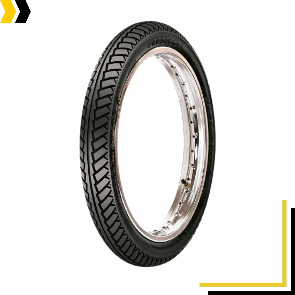 Pneu Dianteiro Honda Titan Fan Cargo YBR Factor Maggion 275-18 Predator MF4 Uso Com Câmara