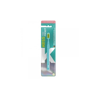 Escova Dental Kess Pro Pocket Extra Macia 2097 em Oferta na Shopee