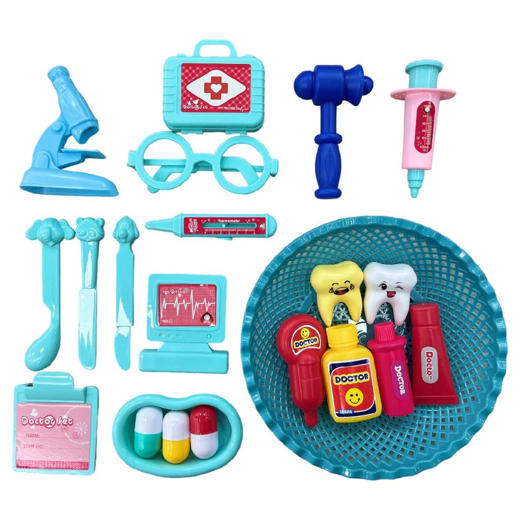 Brinquedo Dentista Infantil Educativo Médico Kit Faz De Conta Simulação Odontologia Meninos Meninas