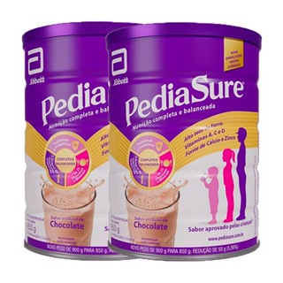 PediaSure Chocolate 850g | Kit com duas unidades