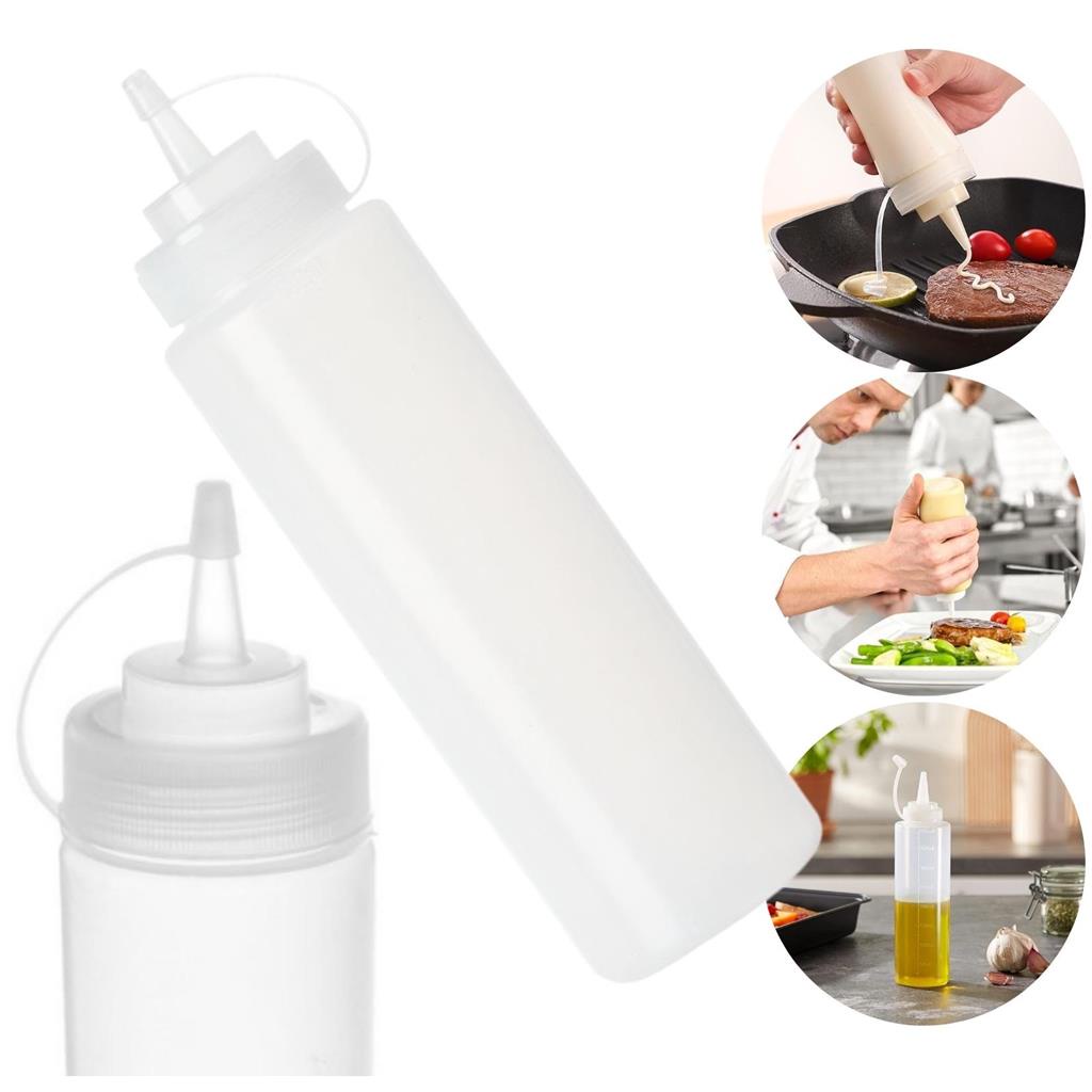 Bisnaga De Molho Graduada Grande com bico Profissional 700ml