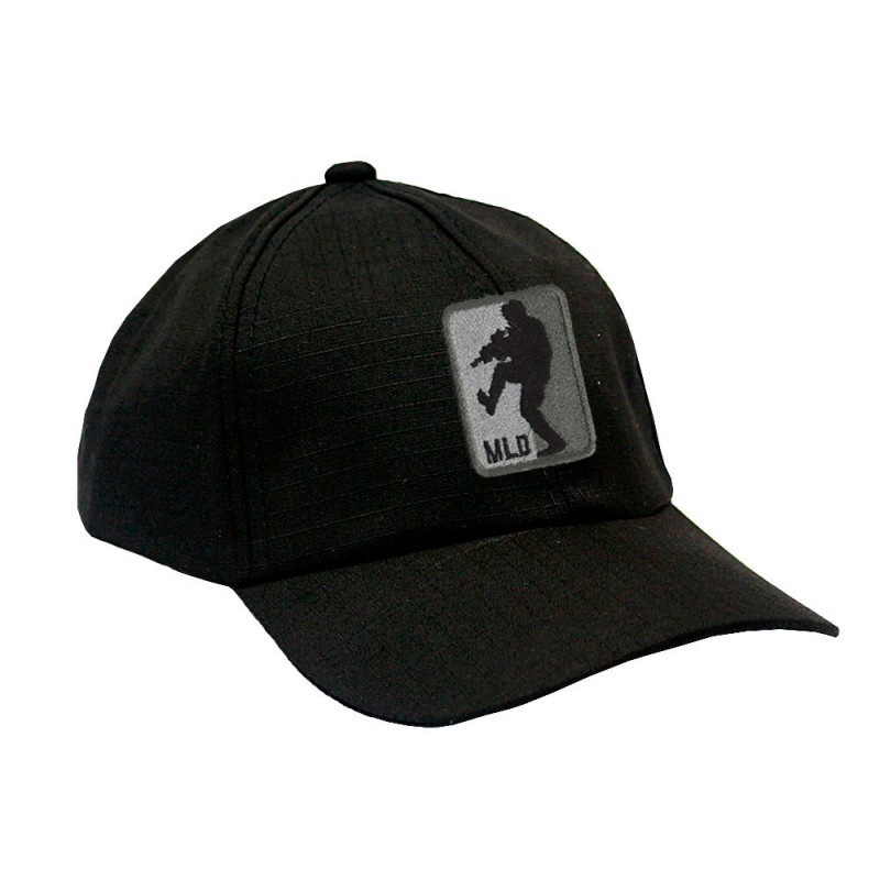 Boné Militar Rip Stop com Patch Aplicado MLD | Preta