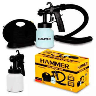 Pistola Pulverizadora Compressor Ar Direto Hammer 650w