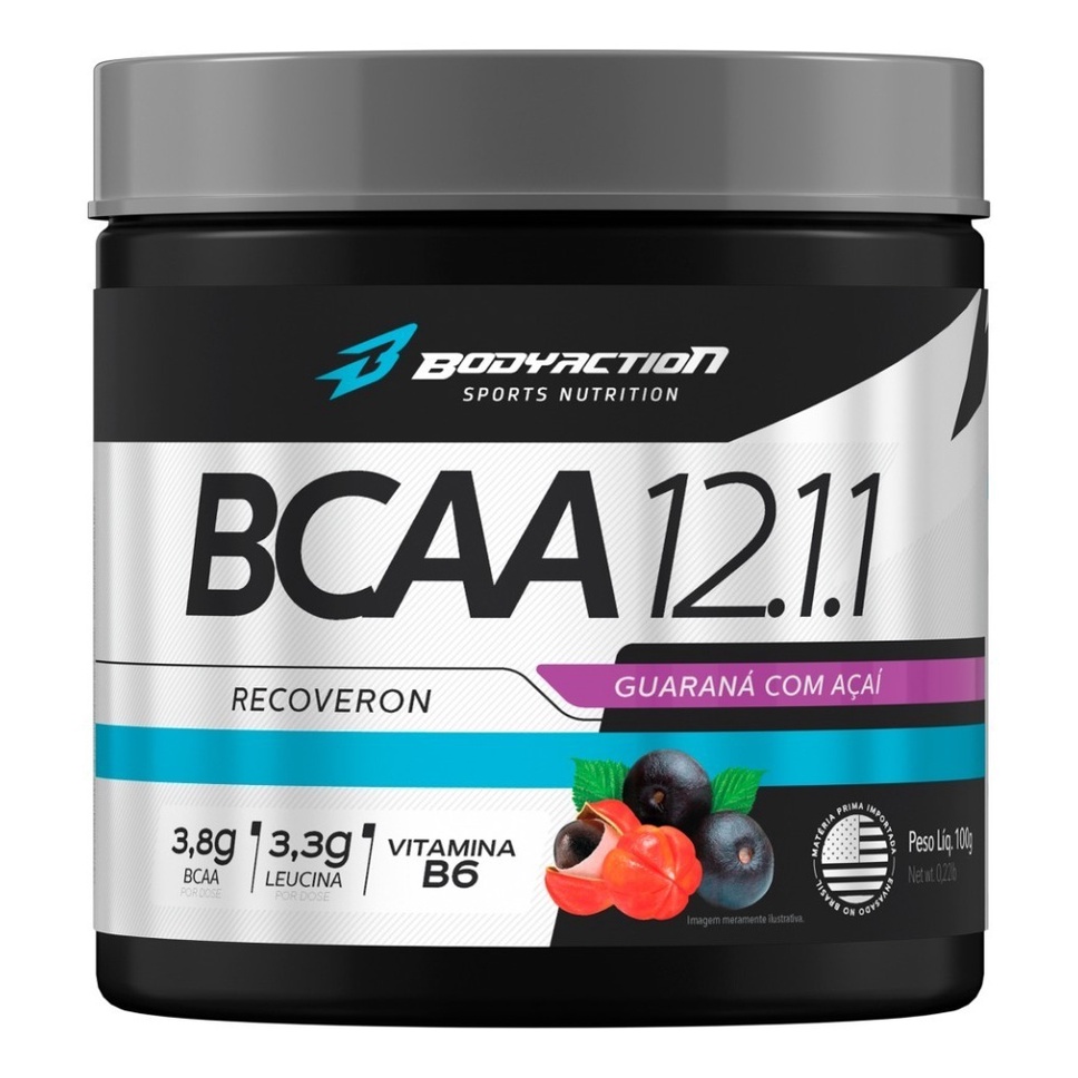 Bcaa 12:1:1 Recoveron 100g - Bodyaction - Health