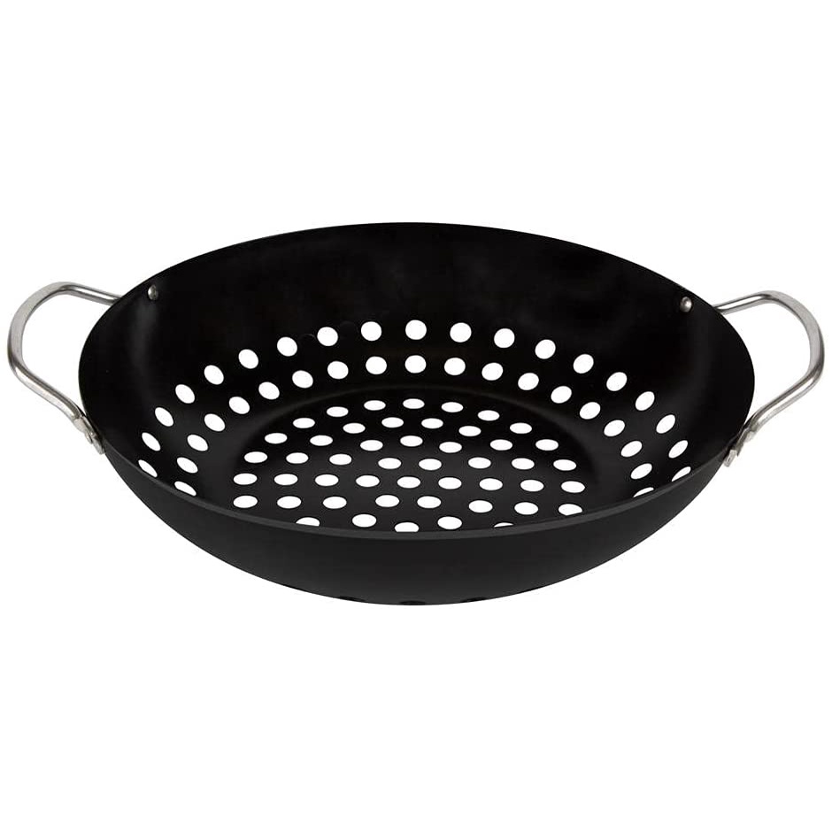 Frigideira Wok Antiaderente Para Grelhar, Mor