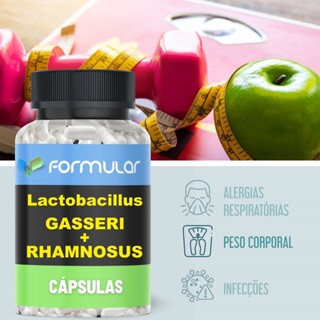 Lactobacillus Gasseri + Rhamnosus - 7 Bilhões de Cada - Probióticos