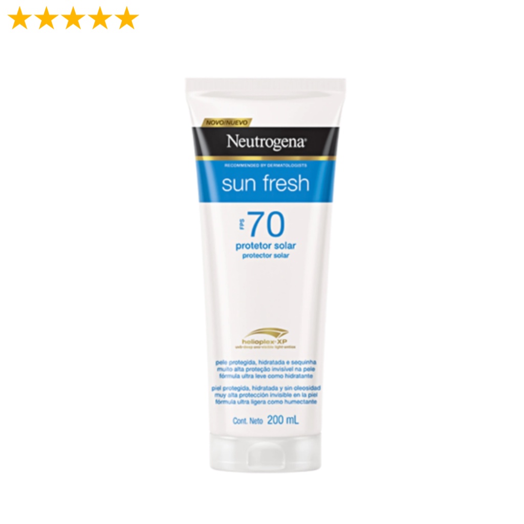 Protetor Solar Corporal Neutrogena Sun Fresh FPS70 200ml