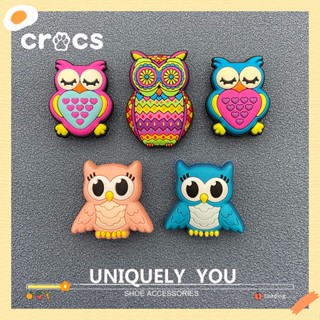 Crocs jibbitz Coruja Fivela De Sapato De Buraco Bonito animal Decorativo Coreano Flor