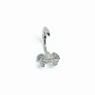 Anéis De Fivela Barriga Com Piercing Simples Em Forma De Escorpião Animal Jóias Corporais 1Pc