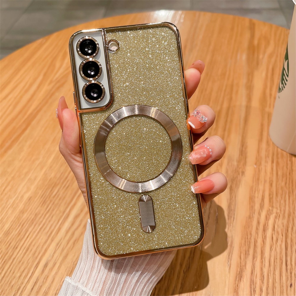 Capa Magnética Brilhante De Luxo Para Telefone Samsung Galaxy…