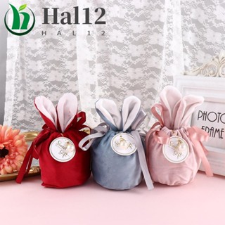 HALB Bunny Saco De Fios Fio Pérola Embalagem De Orelha De Coelho & Mostrar Jóias Doces Pouches
