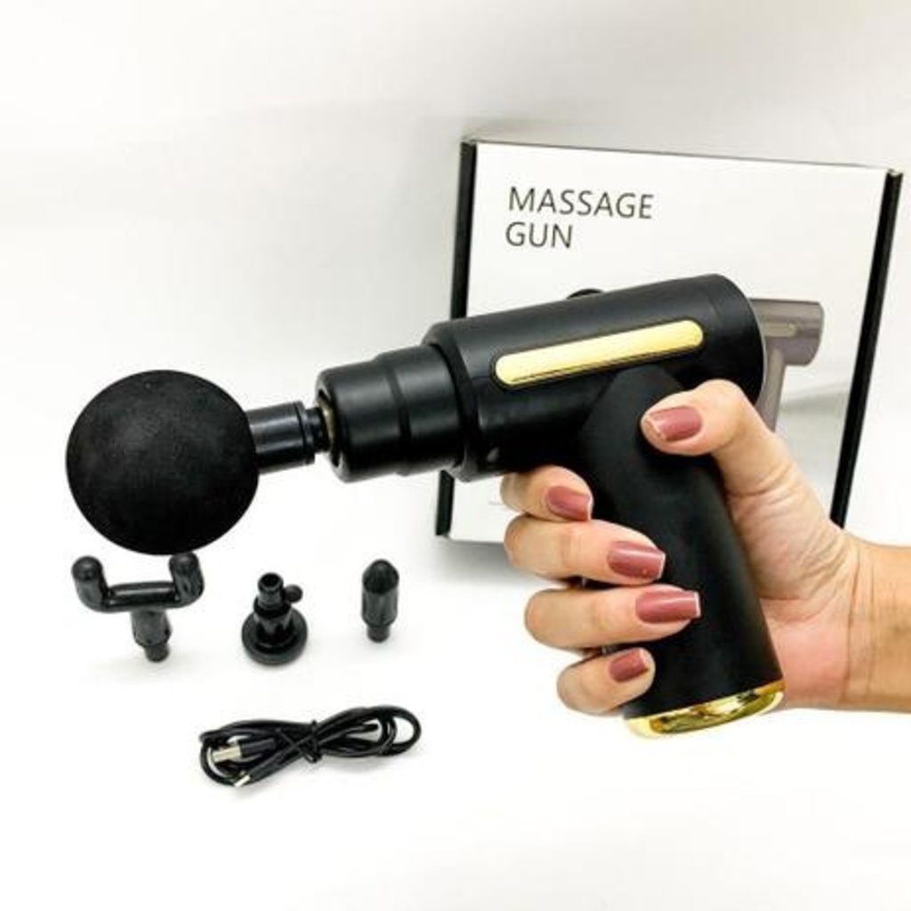 Massageador Elétrico Profissional Muscular Pistola Portátil Massagem Original em Oferta na Shopee