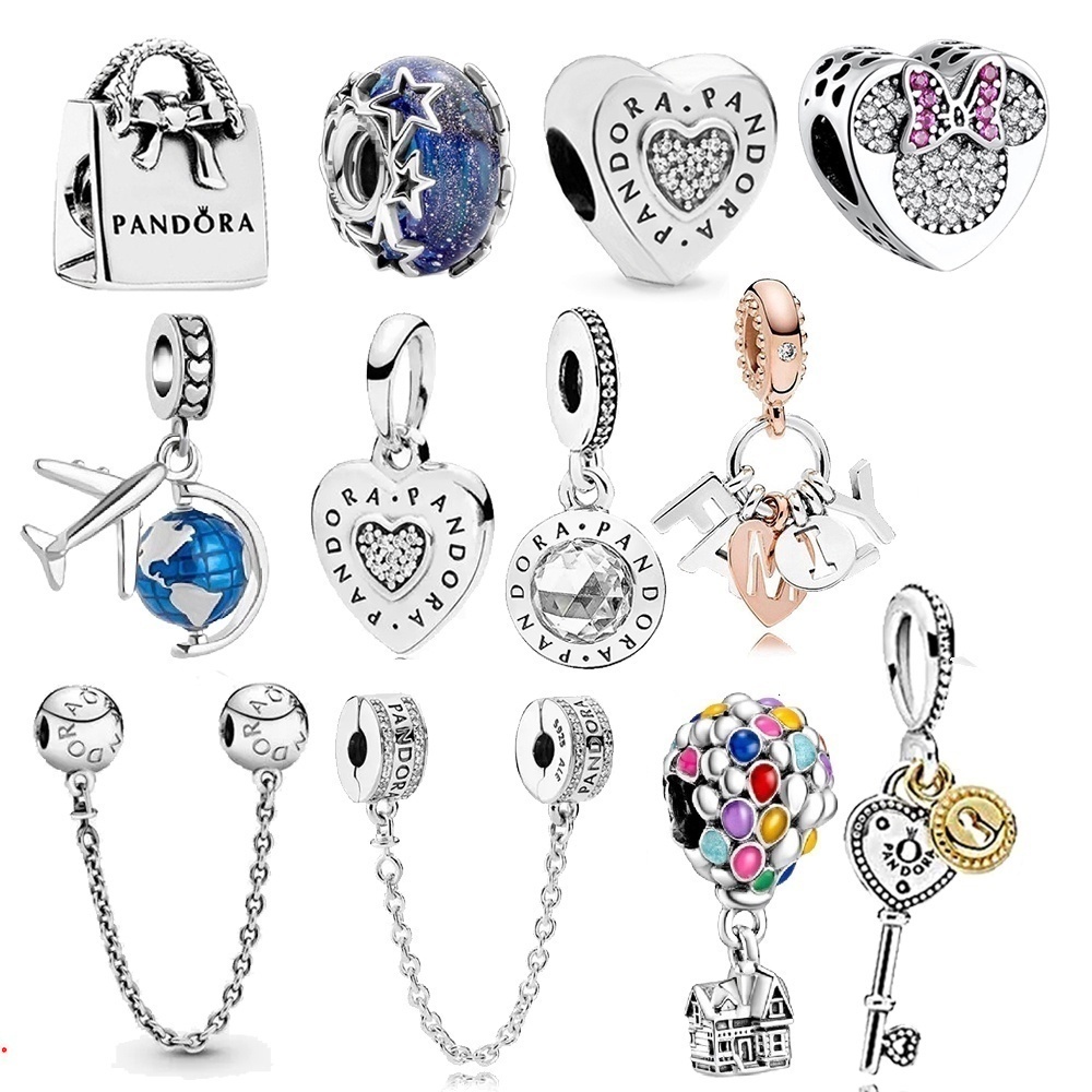Berloques de Prata 925 Charme Firefly Brilhante Na Lâmpada Fluorescência Pulseira Pingente...