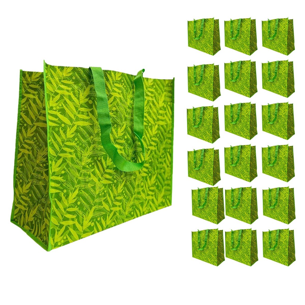 Bolsa Sacola Ecologica Ombro Ecobag Kit 17 Unidades Mercado Compras Feira Alça Portatil Resistente Retornavel