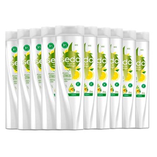 Kit Shampoo Seda Joias Da Natureza Chá Verde E Cítricos 325ml - 10 Unidades