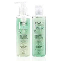 Kit Limpeza e Tonificação Acnederm Payot