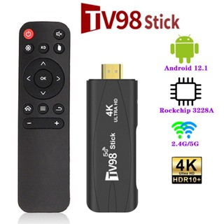 TV98 4K Duplo Android Vara De TV Inteligente 2.4G 5G Wifi 12.1 Rockchip 3228A 8GB/128GB 4K HD 3D Smart 12 X96 Q3