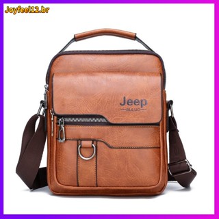 (Entrega rápida) bolsa de ombro bolsa de couro para homens bolsa Crossbody/Jeep retro casual/JYQV