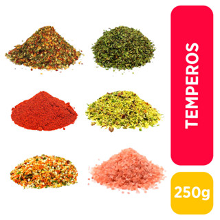 Temperos/Condimentos 50 Opções - P&P (Lemon Pepper, Páprica, Orégano, Chimichurri, Sal Rosa, Colorau, Cúrcuma))