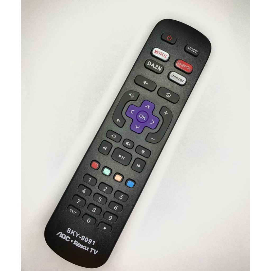 Controle Remoto Tv Roku Aoc Pronta Entrega Envio Imediato /L22W631 / L22W731 / L22W831 L22W931 / LE23H037 / LE24D1351 /