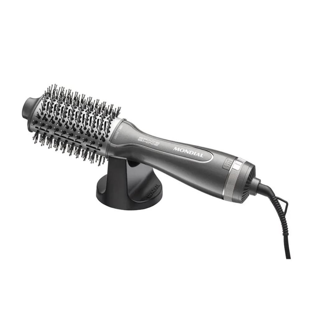 Escova Secadora Mondial Space Shine 1300W Grafite Bivolt - ES-20 - Beauty