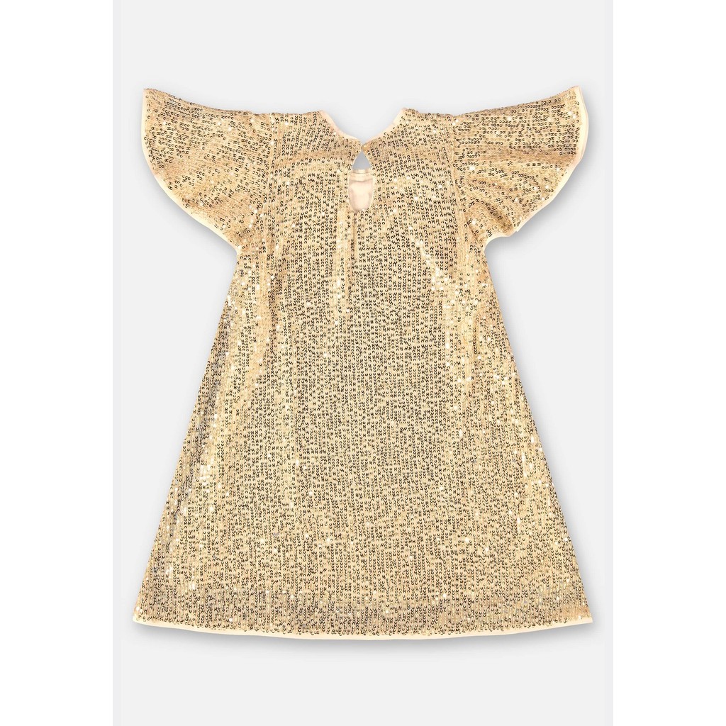 Detalhes do Vestido Infantil em Paetê Forrado Up Baby
