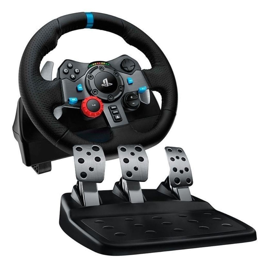 Volante de Corrida Driving Force c/ pedal Logitech G29 PS4,