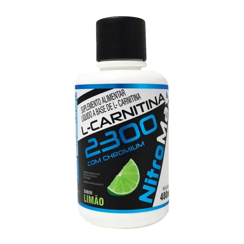 L-CARNITINA 2300 COM CHROMIUM 480ML SABOR LIMÃO