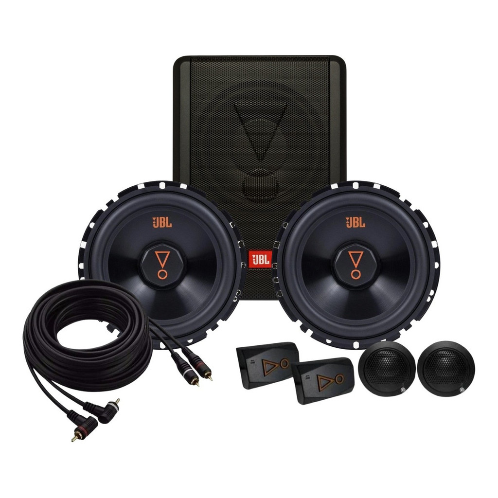 Caixa JBL Ativa Amplificada SW8A-MS 200w + Kit 2 Vias JBL 62VMS80 160W + RCA em Oferta na Shopee