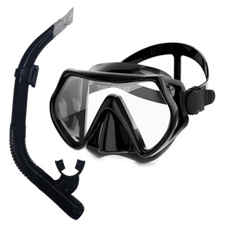 Máscara Mergulho Óculos Proteção Natação Praia Piscina Adulto Juvenil Ajustável Snorkel Respirador em Oferta na Shopee