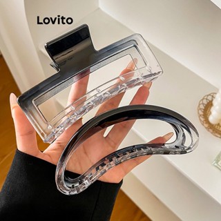 Lovito Casual Simples Presilha de Cabelo Feminina L63AD169