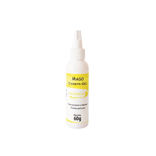 Caneta Gel Amarelo - 60g - 1 unidade - Mago - Rizzo - Food & Beverages