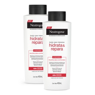 Kit 2X 400ml Hidratante Corporal Neutrogena Body Care Intensive Hidrata & Repara