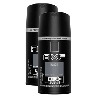 Desodorante Antitranspirante Axe Black Spray Aerosol 150ml | Kit com duas unidades