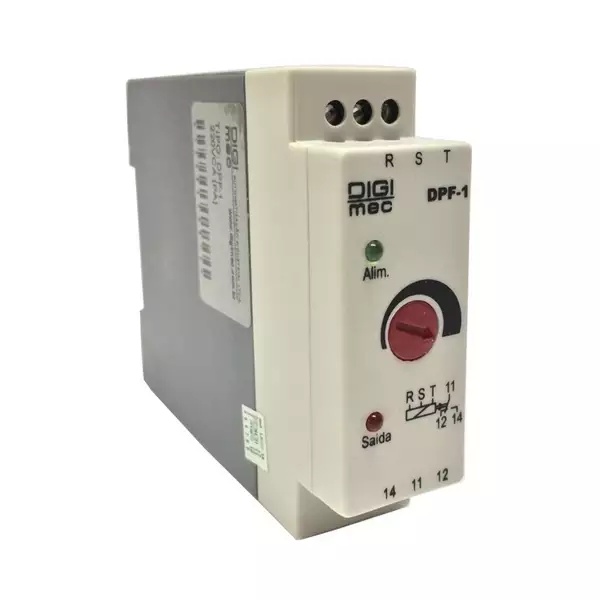 Relé Falta de Fase 220/380V Modelo DPF-1 Digimec