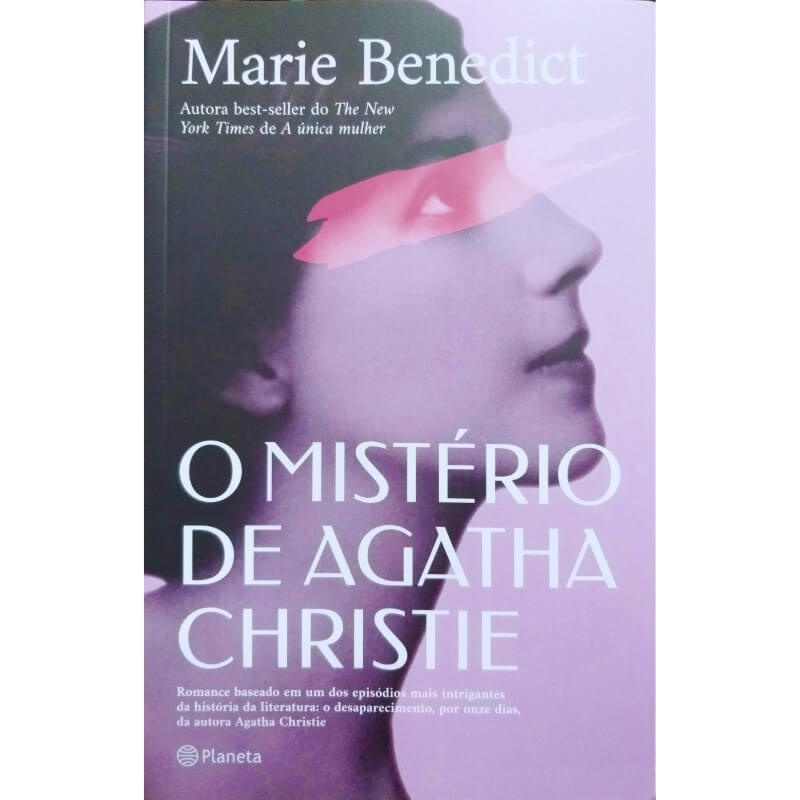 Livro Físico O Mistério de Agatha Christie Marie Benedict Romance Baseado no Desaparecimento da Autora Agatha Christie