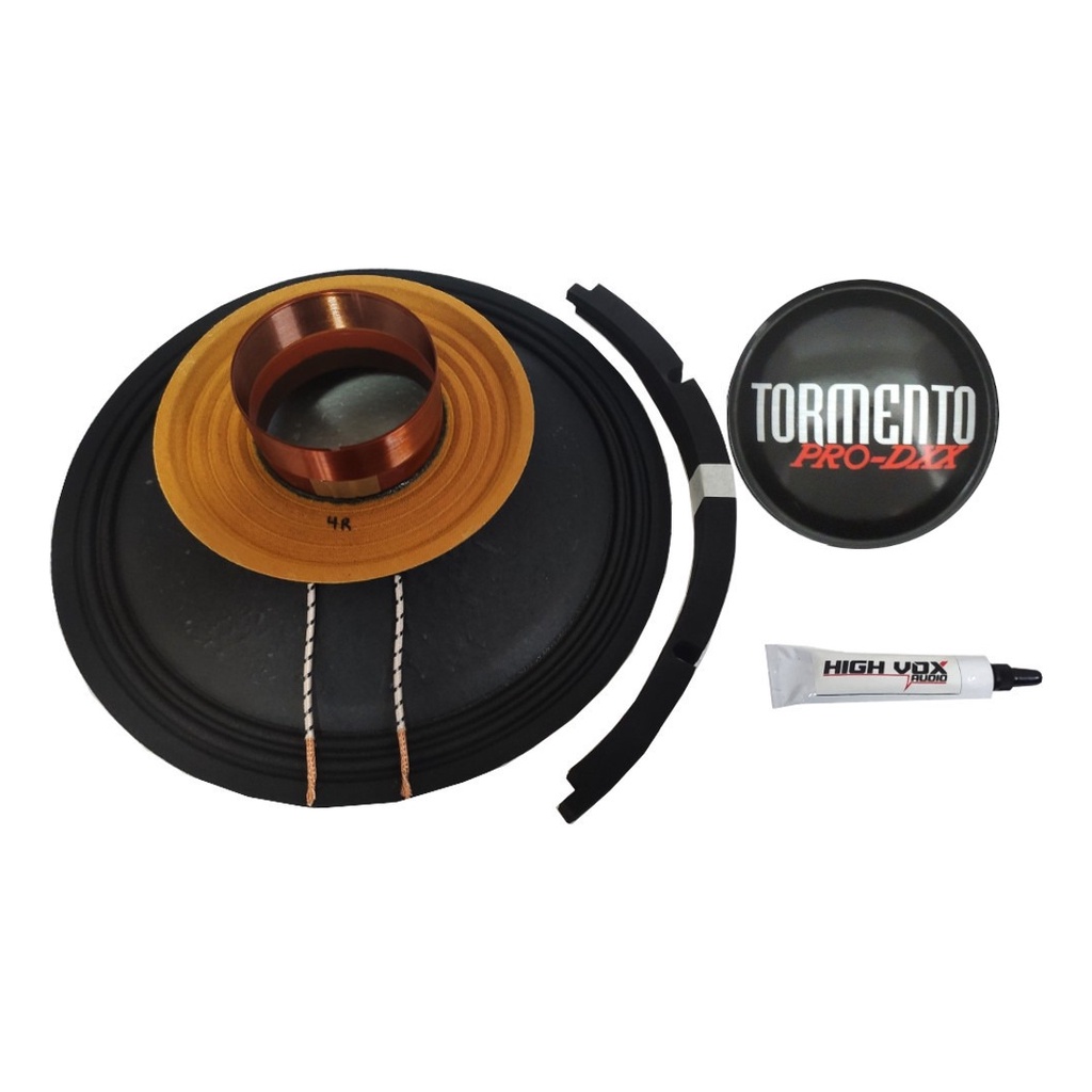 Kit Reparo Tormento Pró Dxx 520w 15 Polegadas 4 Ohms - Spare Parts and Accessories for Vehicles