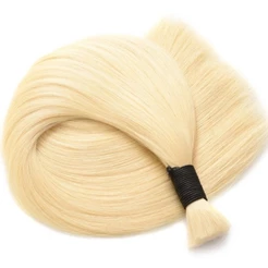 Cabelo Humano Loiro Liso 40cm - 50 Gramas Mega Hair