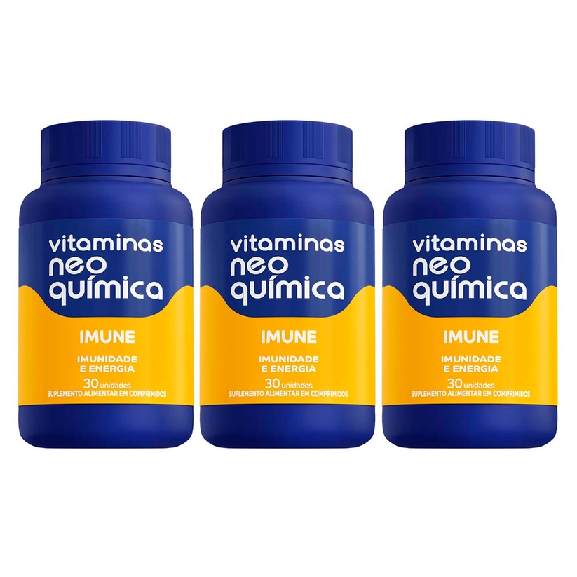 Kit 3 Vitamina Imune 30 Cápsulas - Neo Quimica